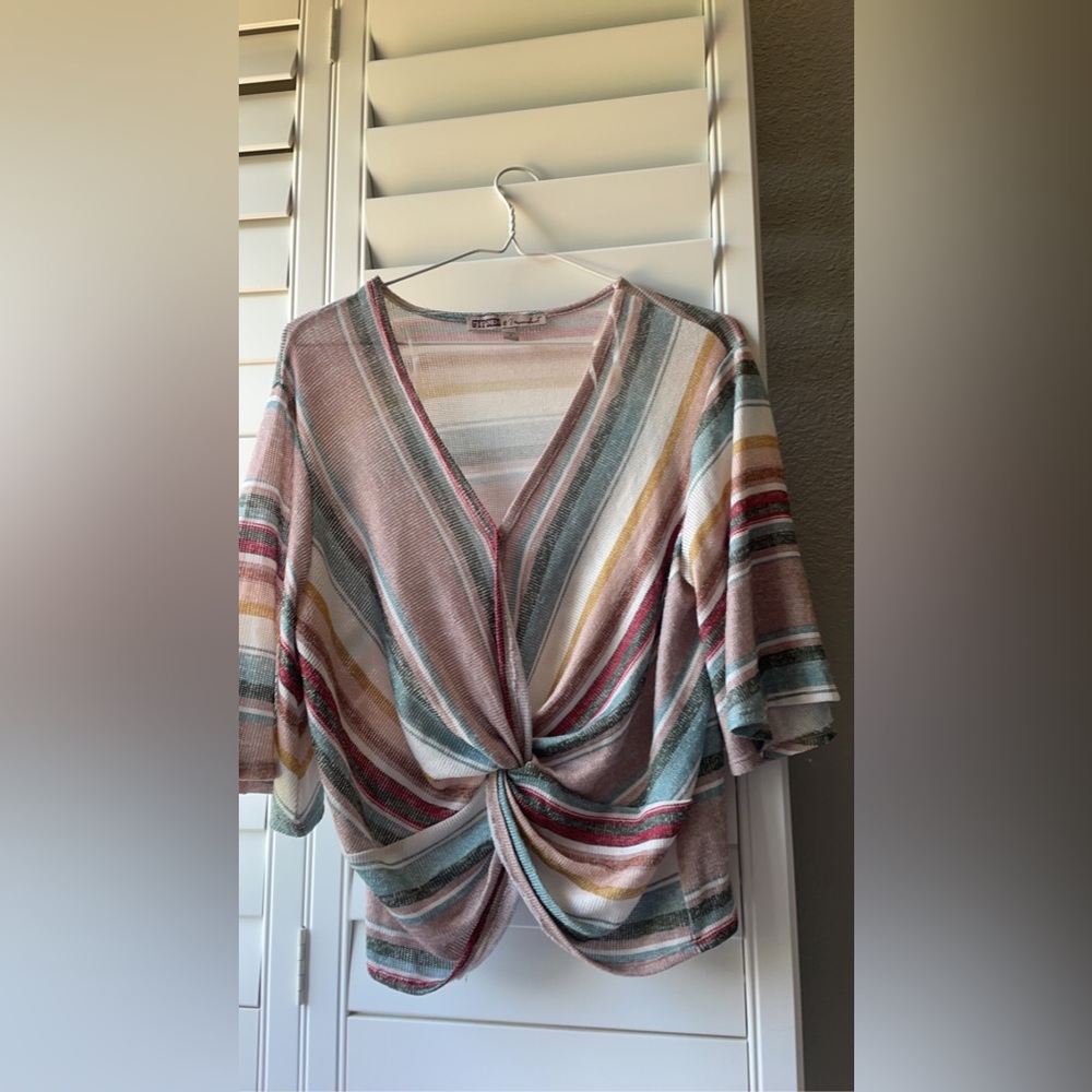Gypsies and moon dust women’s small multicolored tie tee
